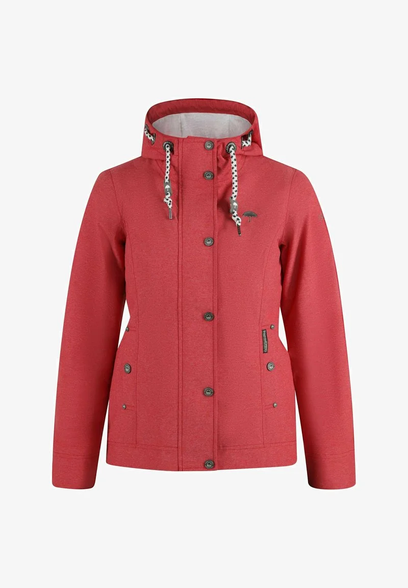 SCHMUDDELWEDDA HALEE - Parka - Rot Melange 5 SCHMUDDELWEDDA HALEE - Parka - Rot Melange – Bild 5