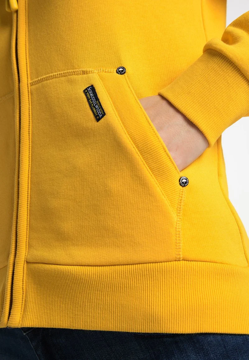 SCHMUDDELWEDDA NAHIMA - Sweatjacke - Sonnengelb 4 SCHMUDDELWEDDA NAHIMA - Sweatjacke - Sonnengelb – Bild 4