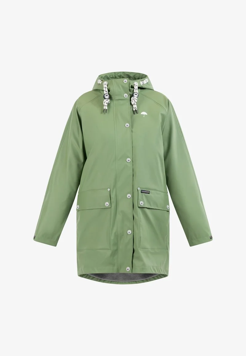 Schmuddelwedda Regenjacke / Wasserabweisende Jacke - Jade Green 5 Schmuddelwedda Regenjacke / Wasserabweisende Jacke - Jade Green – Bild 5