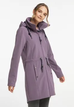 Schmuddelwedda Regenjacke / Wasserabweisende Jacke - Rauchlila