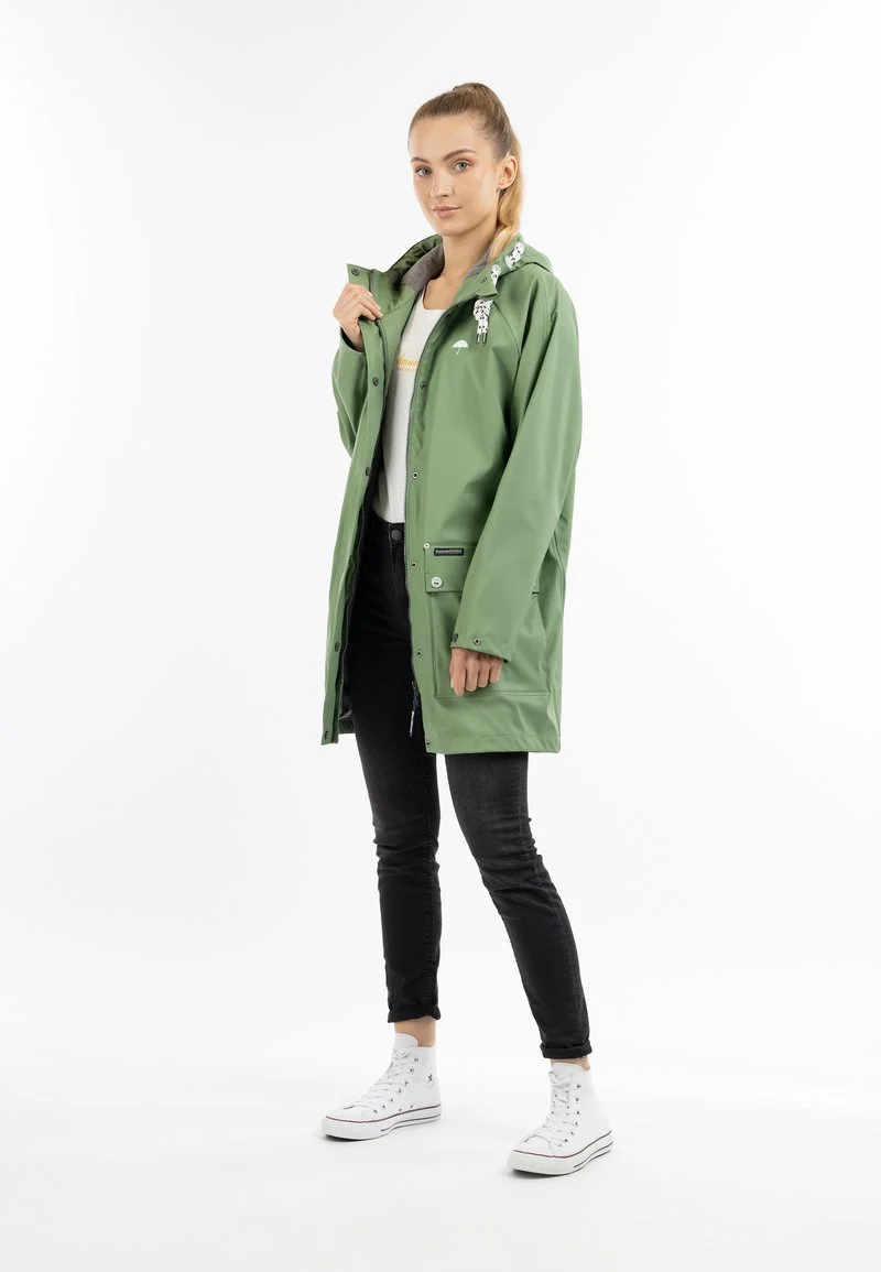 Schmuddelwedda Regenjacke / Wasserabweisende Jacke - Jade Green 2 Schmuddelwedda Regenjacke / Wasserabweisende Jacke - Jade Green – Bild 2