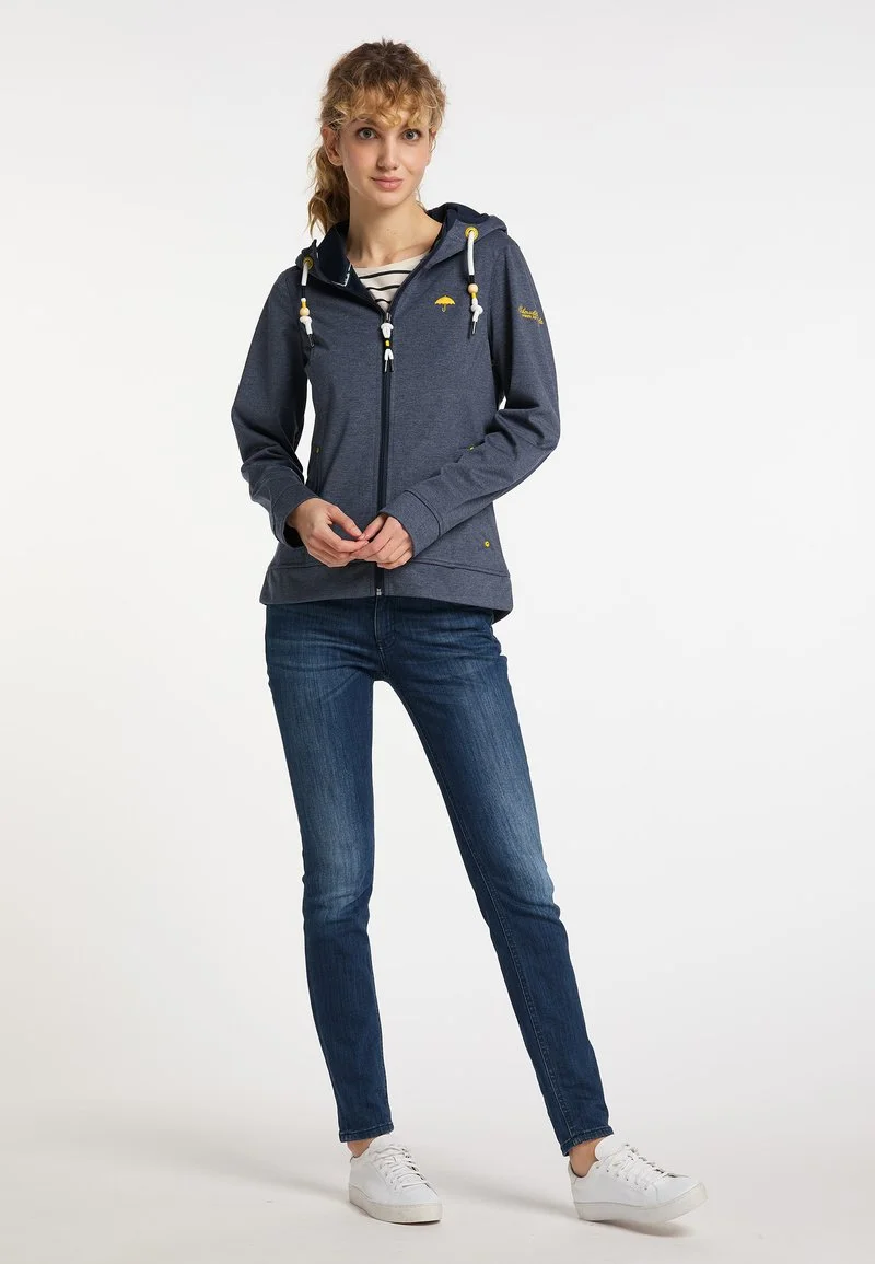 Schmuddelwedda Regenjacke / Wasserabweisende Jacke - Marine Melange Marine 2 Schmuddelwedda Regenjacke / Wasserabweisende Jacke - Marine Melange Marine – Bild 2