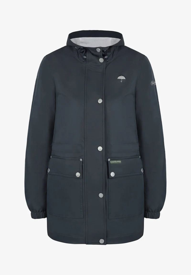SCHMUDDELWEDDA YUKA - Regenjacke / Wasserabweisende Jacke - Marine 5 SCHMUDDELWEDDA YUKA - Regenjacke / Wasserabweisende Jacke - Marine – Bild 5