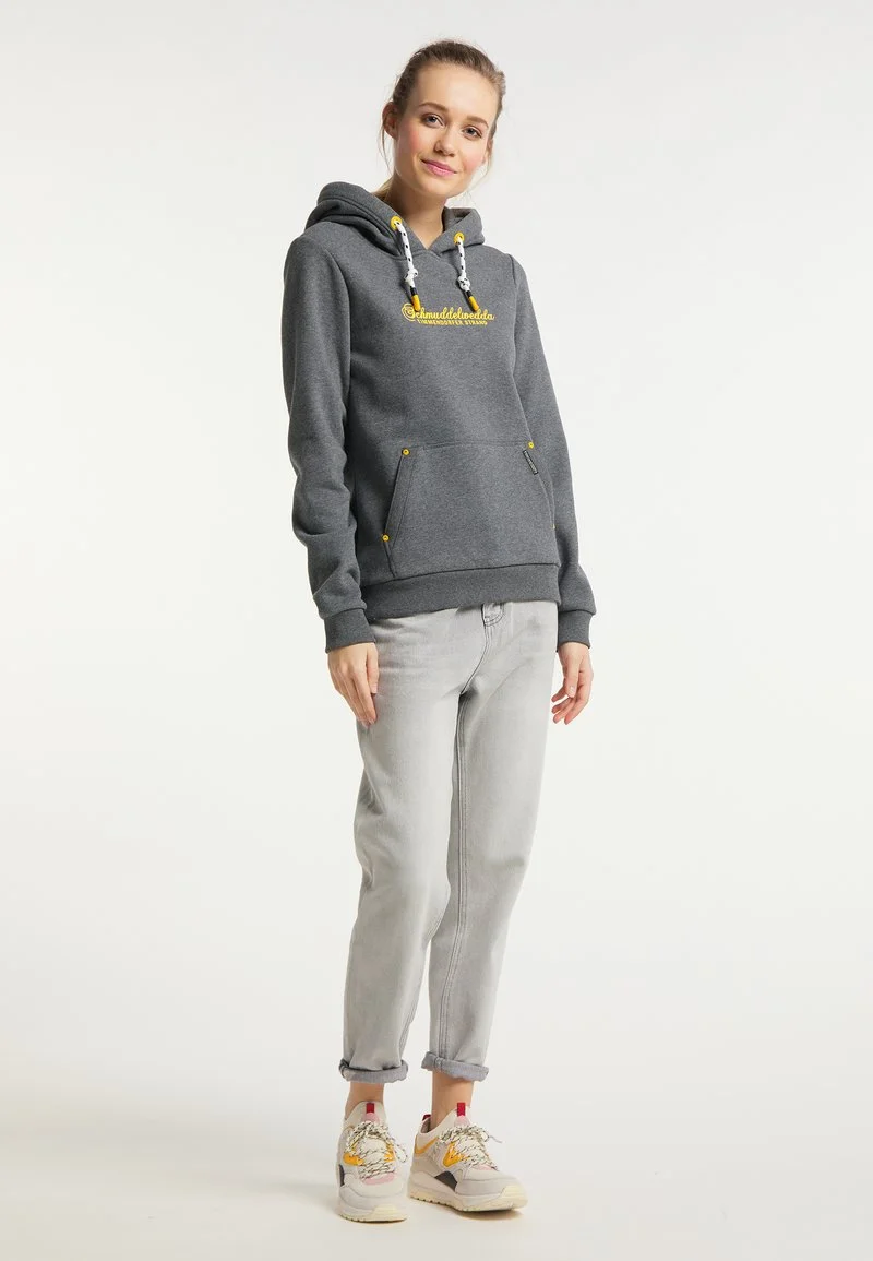 SCHMUDDELWEDDA YASANNA - Kapuzenpullover - Grau Melange 2 SCHMUDDELWEDDA YASANNA - Kapuzenpullover - Grau Melange – Bild 2
