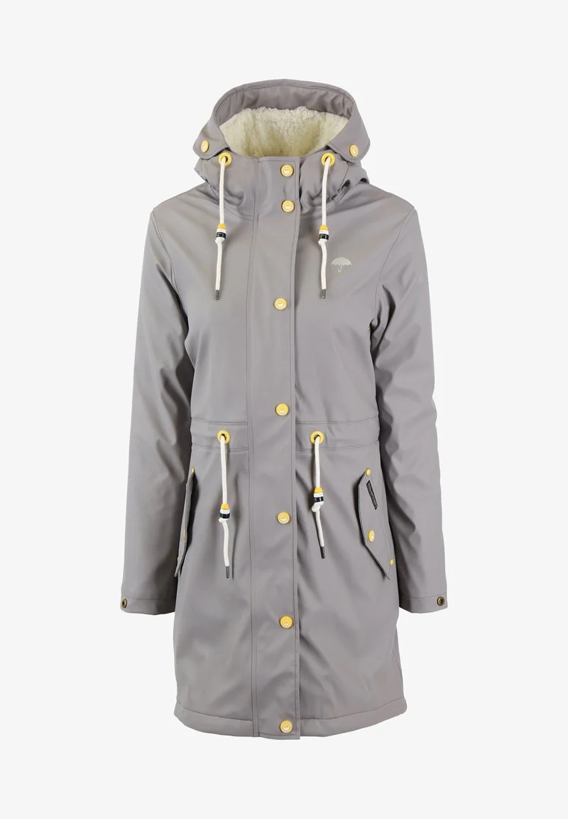 SCHMUDDELWEDDA REGENMANTEL MIT WEBPELZFUTTER IN TEDDYOPTIK KILATA - Parka - Grau 5 SCHMUDDELWEDDA REGENMANTEL MIT WEBPELZFUTTER IN TEDDYOPTIK KILATA - Parka - Grau – Bild 5