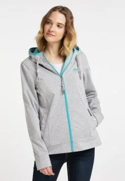 Schmuddelwedda FUNKTIONS - Outdoorjacke - Hellgrau Melange Icemint