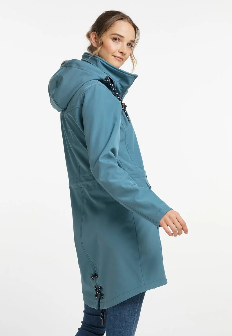 Schmuddelwedda Regenjacke / Wasserabweisende Jacke - Jadeblau 3 Schmuddelwedda Regenjacke / Wasserabweisende Jacke - Jadeblau – Bild 3