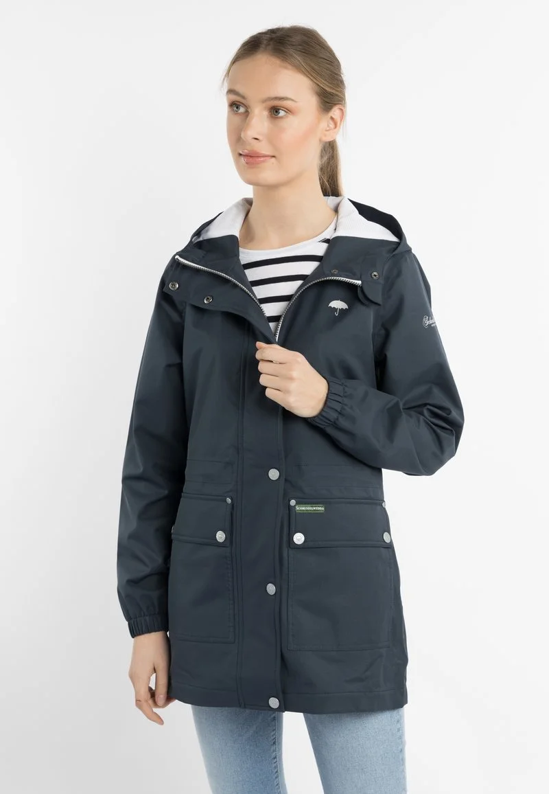 SCHMUDDELWEDDA YUKA - Regenjacke / Wasserabweisende Jacke - Marine 1 SCHMUDDELWEDDA YUKA - Regenjacke / Wasserabweisende Jacke - Marine