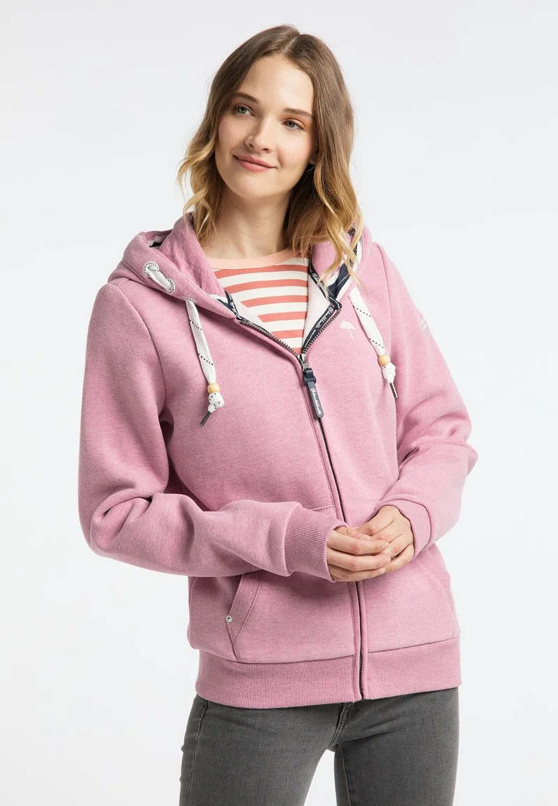 Schmuddelwedda Sweatjacke - Rotpink Melange 6 Schmuddelwedda Sweatjacke - Rotpink Melange – Bild 6