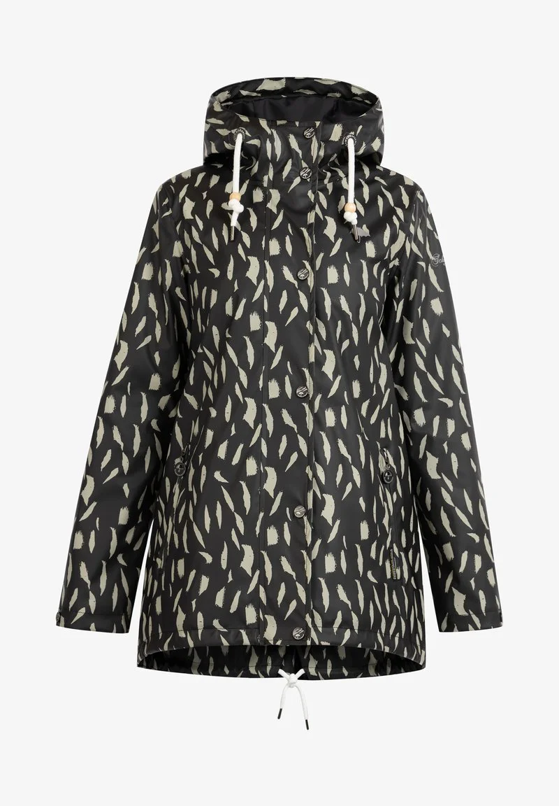 Schmuddelwedda BRIDGEPORT - Parka - Schwarz Beige 5 Schmuddelwedda BRIDGEPORT - Parka - Schwarz Beige – Bild 5
