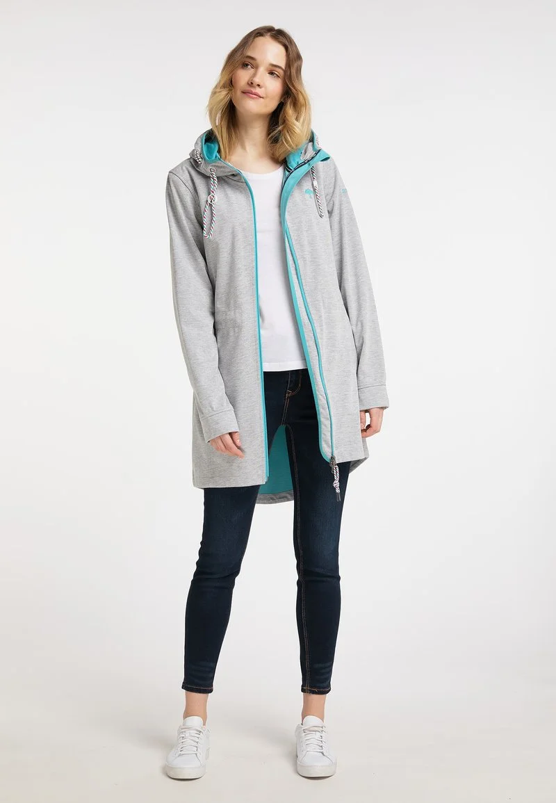 Schmuddelwedda FUNKTIONS - Outdoorjacke - Hellgrau Melange Aqua 2 Schmuddelwedda FUNKTIONS - Outdoorjacke - Hellgrau Melange Aqua – Bild 2