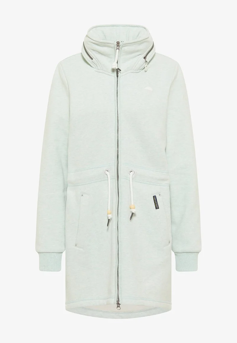 Schmuddelwedda LANGE YASANNA - Sweatjacke - Salbei Melange 3 Schmuddelwedda LANGE YASANNA - Sweatjacke - Salbei Melange – Bild 3