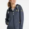 Schmuddelwedda Regenjacke / Wasserabweisende Jacke - Marine Melange Marine