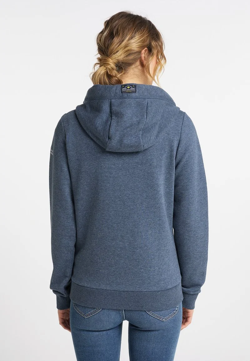 SCHMUDDELWEDDA NAHIMA - Sweatjacke - Rauchmarine Melange 3 SCHMUDDELWEDDA NAHIMA - Sweatjacke - Rauchmarine Melange – Bild 3