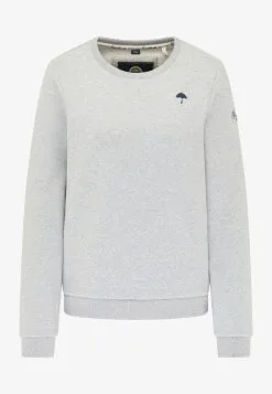 SCHMUDDELWEDDA YASANNA - Sweatshirt - Hellgrau Melange -Schmuddelwedda Verkäufe a410ec5ef1ec49138d21baee00886232