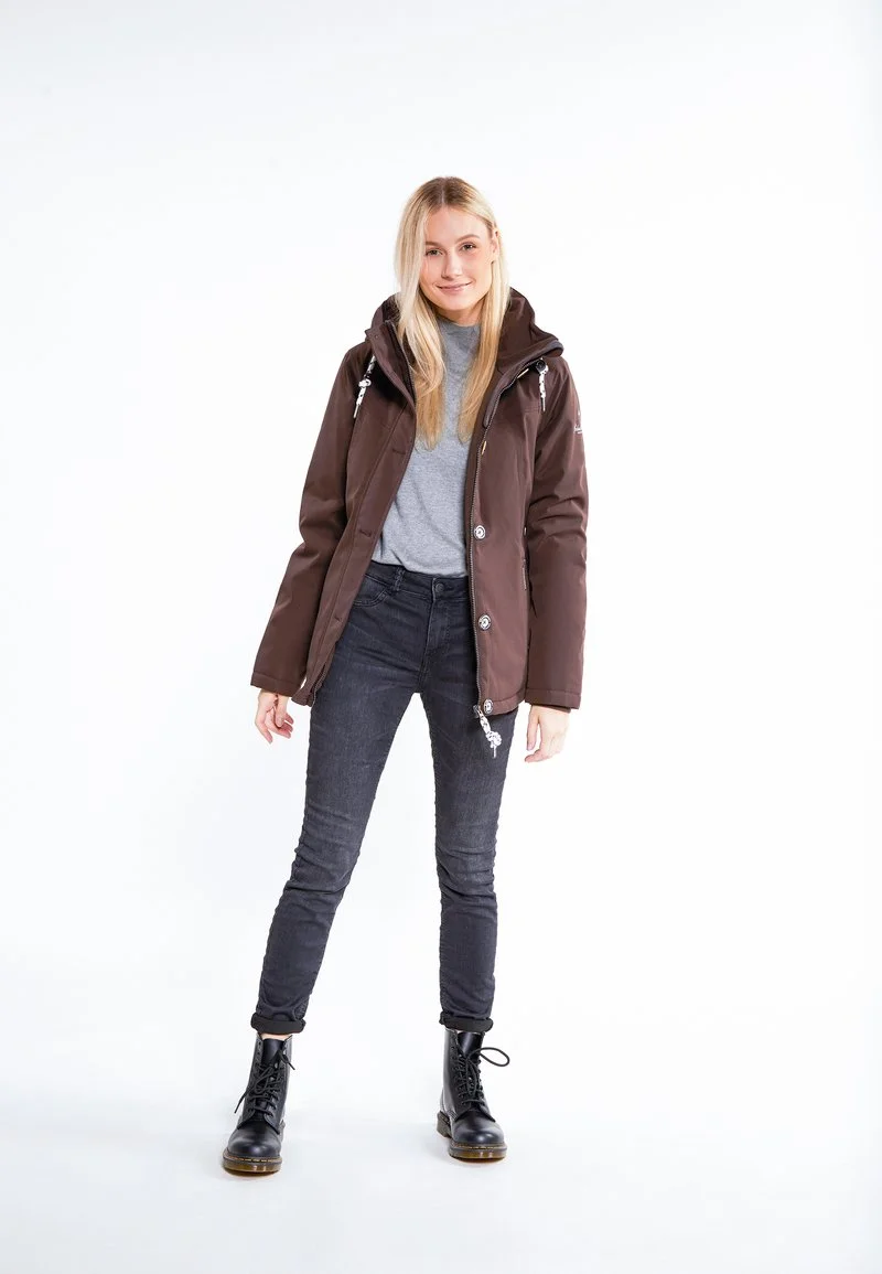 Schmuddelwedda Winterjacke - Dunkelbraun 2 Schmuddelwedda Winterjacke - Dunkelbraun – Bild 2