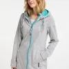 Schmuddelwedda KIANNA - Sweatjacke - Hellgrau Melange Aqua
