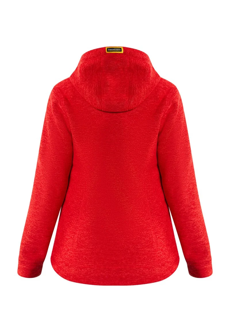 Schmuddelwedda FRAULLY - Fleecejacke - Rot Melange 6 Schmuddelwedda FRAULLY - Fleecejacke - Rot Melange – Bild 6