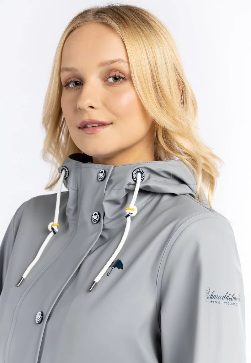 Schmuddelwedda REGEN - Regenjacke / Wasserabweisende Jacke - Grau 4 Schmuddelwedda REGEN - Regenjacke / Wasserabweisende Jacke - Grau – Bild 4