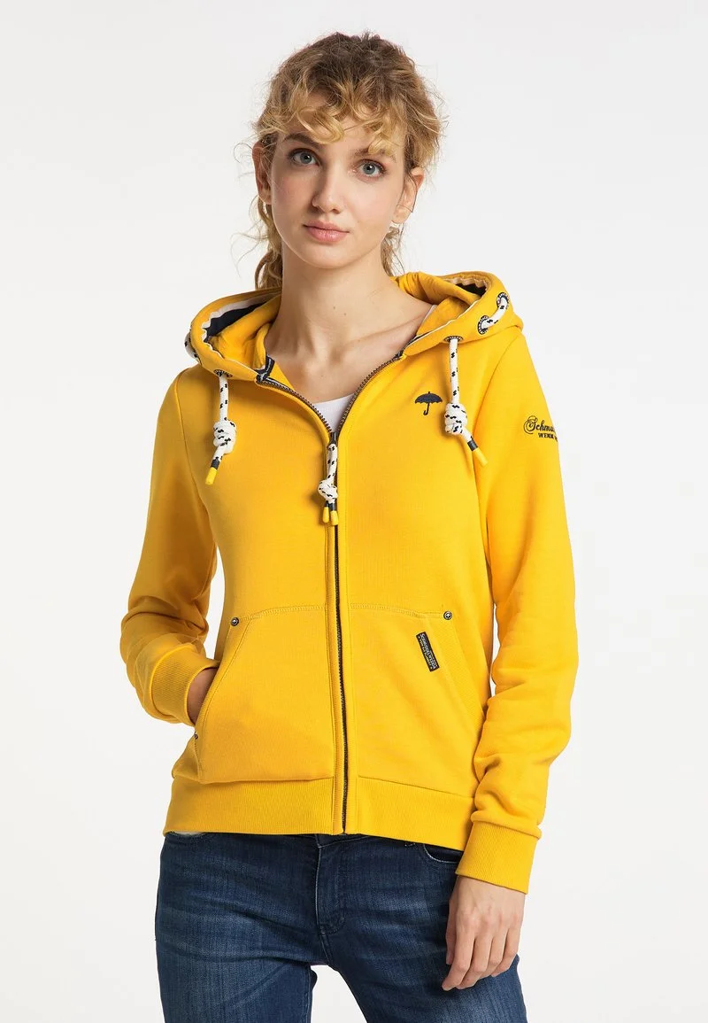 SCHMUDDELWEDDA NAHIMA - Sweatjacke - Sonnengelb 1 SCHMUDDELWEDDA NAHIMA - Sweatjacke - Sonnengelb