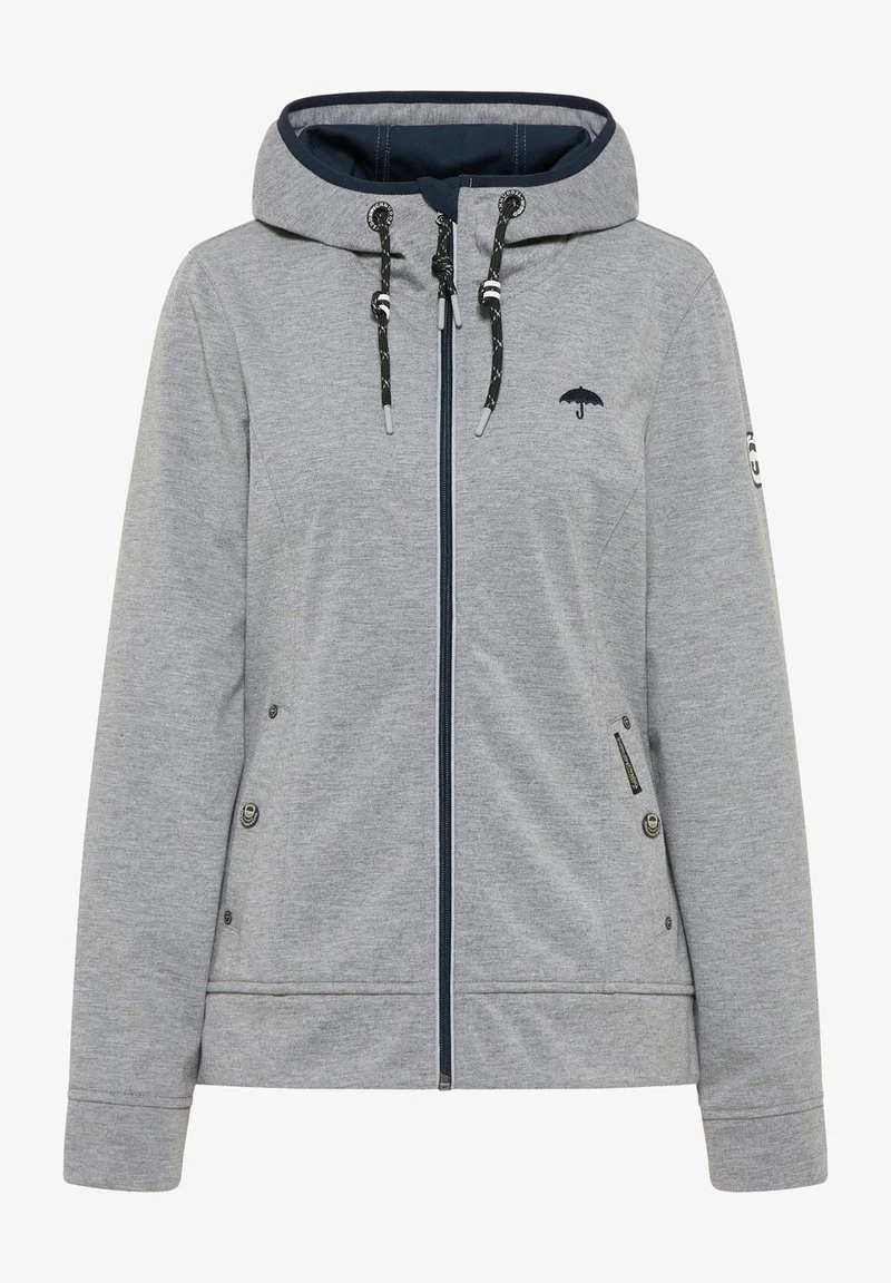 Schmuddelwedda FUNKTIONS - Outdoorjacke - Grau Melange Marine 4 Schmuddelwedda FUNKTIONS - Outdoorjacke - Grau Melange Marine – Bild 4