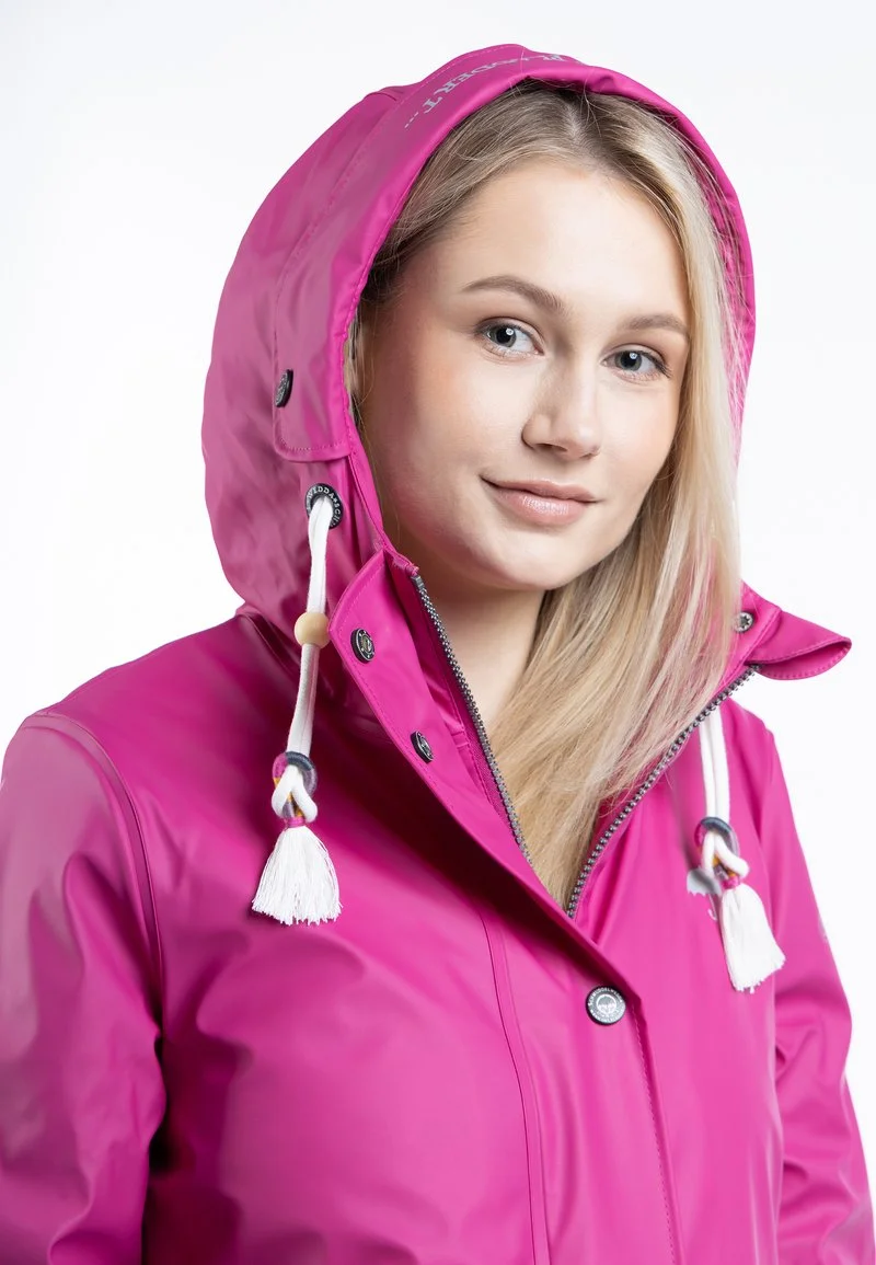 SCHMUDDELWEDDA REGENMANTEL MIT WEBPELZFUTTER KEYTI - Parka - Fuchsia Pink 4 SCHMUDDELWEDDA REGENMANTEL MIT WEBPELZFUTTER KEYTI - Parka - Fuchsia Pink – Bild 4