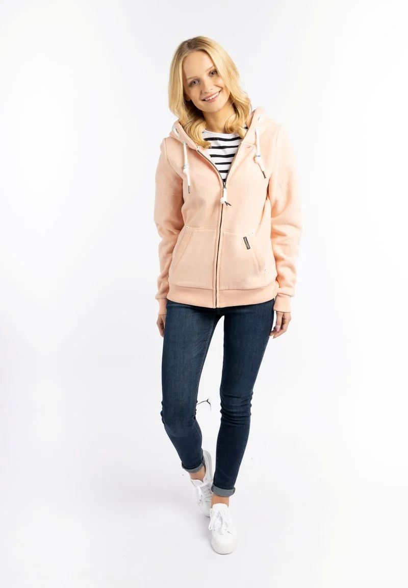 Schmuddelwedda YASANNA - Sweatjacke - Pastellpfirsich 2 Schmuddelwedda YASANNA - Sweatjacke - Pastellpfirsich – Bild 2