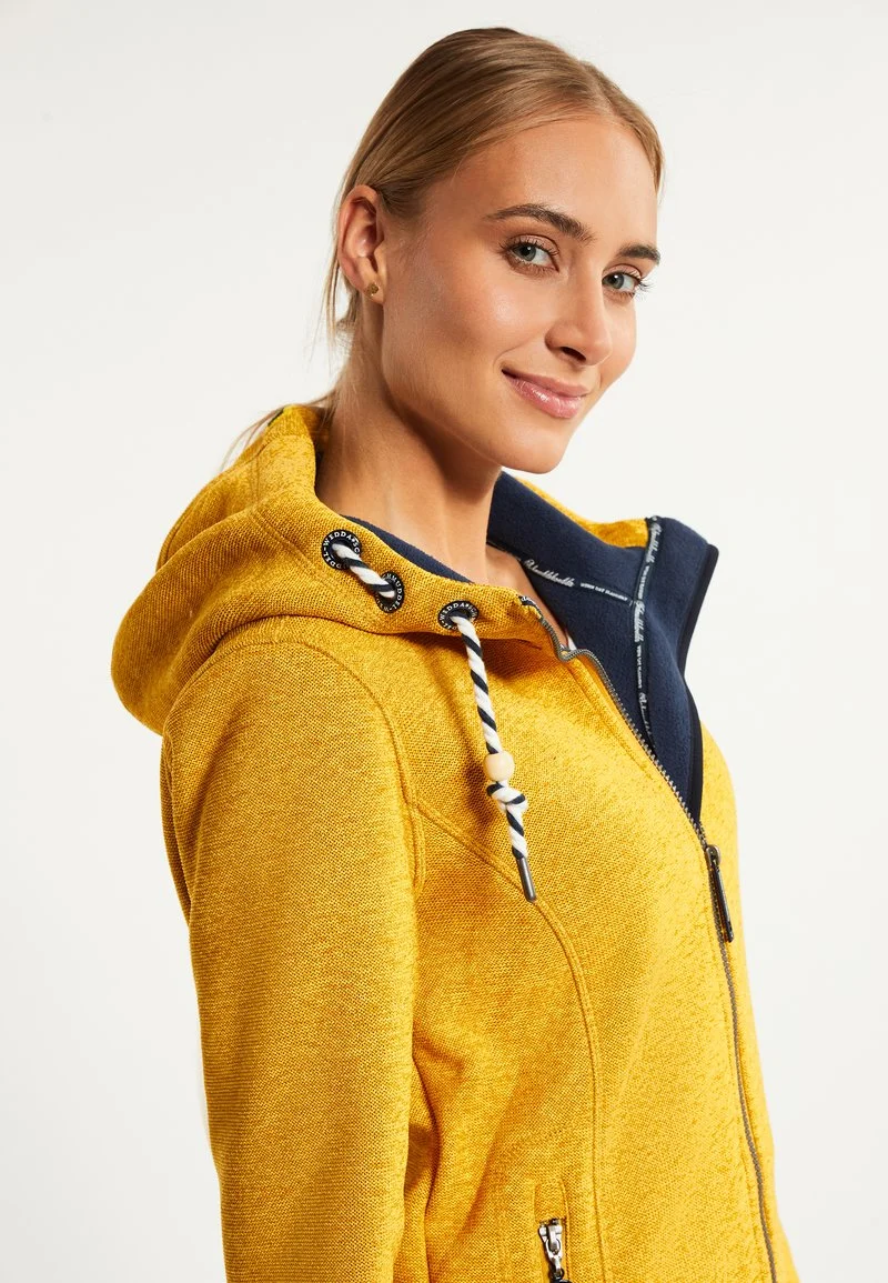 Schmuddelwedda FRAULLY - Fleecejacke - Senf Melange 4 Schmuddelwedda FRAULLY - Fleecejacke - Senf Melange – Bild 4