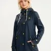 SCHMUDDELWEDDA INCUS - Parka - Marine Grau Melange