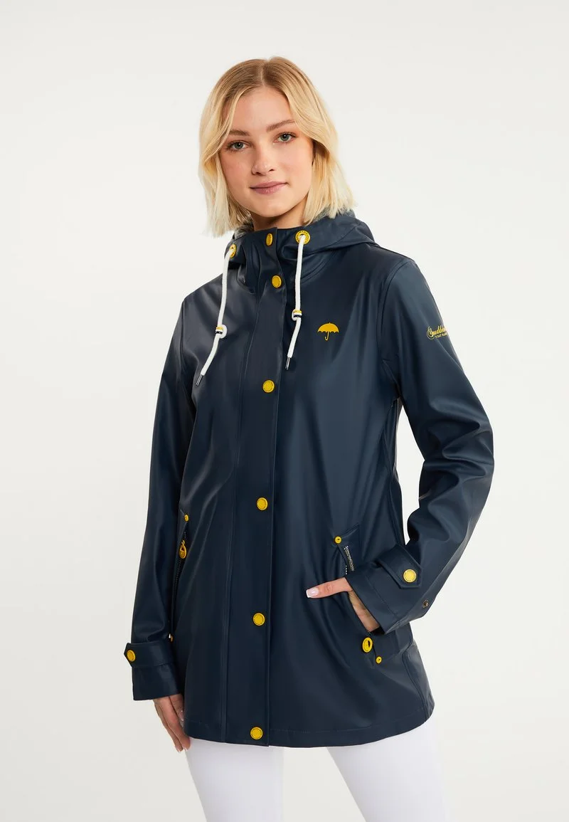 SCHMUDDELWEDDA INCUS - Parka - Marine Grau Melange 1 SCHMUDDELWEDDA INCUS - Parka - Marine Grau Melange