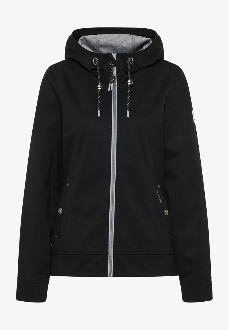 Schmuddelwedda FUNKTIONS - Outdoorjacke - Schwarz Grau Melange 5 Schmuddelwedda FUNKTIONS - Outdoorjacke - Schwarz Grau Melange – Bild 5