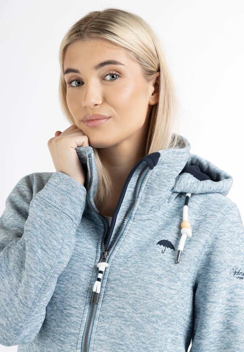 Schmuddelwedda FRAULLY - Kurzmantel - Hellblau Melange 4 Schmuddelwedda FRAULLY - Kurzmantel - Hellblau Melange – Bild 4