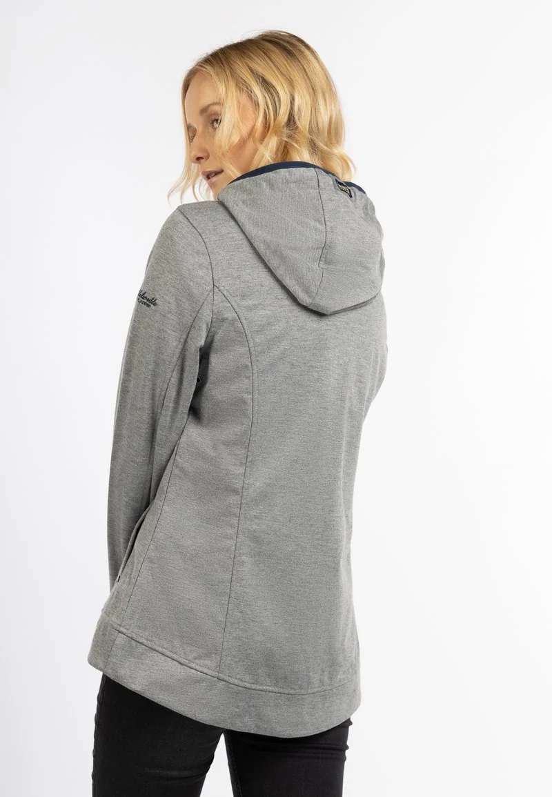 Schmuddelwedda KIANNA - Sweatjacke - Grau Melange Marine 3 Schmuddelwedda KIANNA - Sweatjacke - Grau Melange Marine – Bild 3