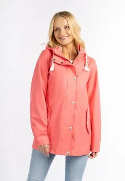 Schmuddelwedda REGEN - Regenjacke / Wasserabweisende Jacke - Korallenpink