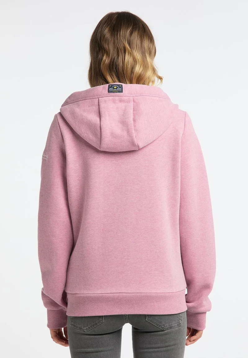 Schmuddelwedda Sweatjacke - Rotpink Melange 3 Schmuddelwedda Sweatjacke - Rotpink Melange – Bild 3