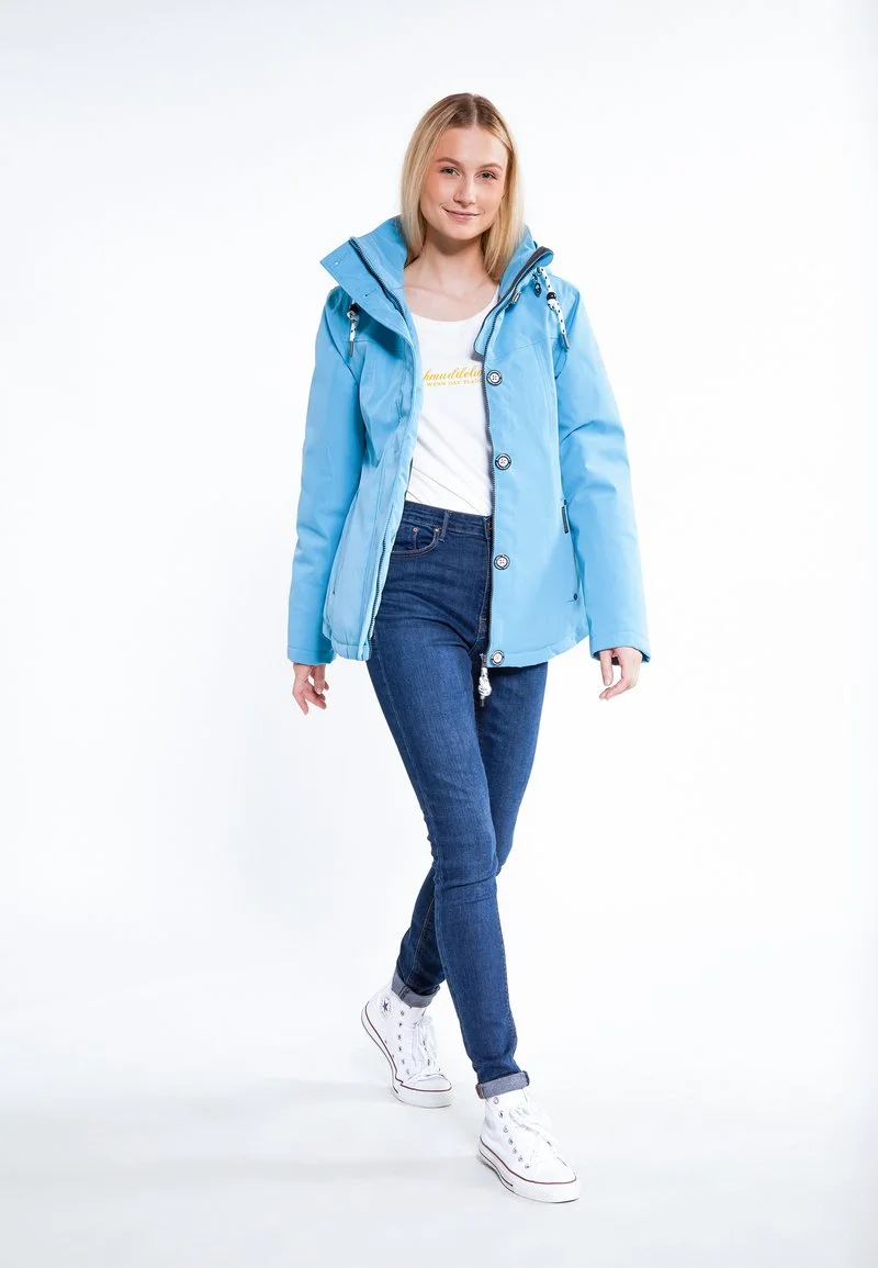 Schmuddelwedda Winterjacke - Eisblau 2 Schmuddelwedda Winterjacke - Eisblau – Bild 2