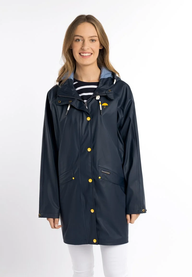 SCHMUDDELWEDDA INCUS - Parka - Marine Marine Melange 1 SCHMUDDELWEDDA INCUS - Parka - Marine Marine Melange