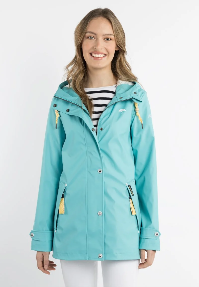 SCHMUDDELWEDDA INCUS - Parka - Aqua 1 SCHMUDDELWEDDA INCUS - Parka - Aqua