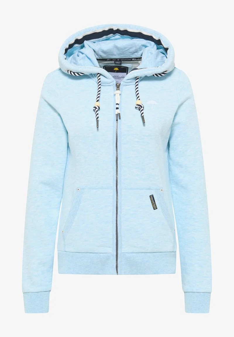 SCHMUDDELWEDDA NAHIMA - Sweatjacke - Aqua Melange 5 SCHMUDDELWEDDA NAHIMA - Sweatjacke - Aqua Melange – Bild 5