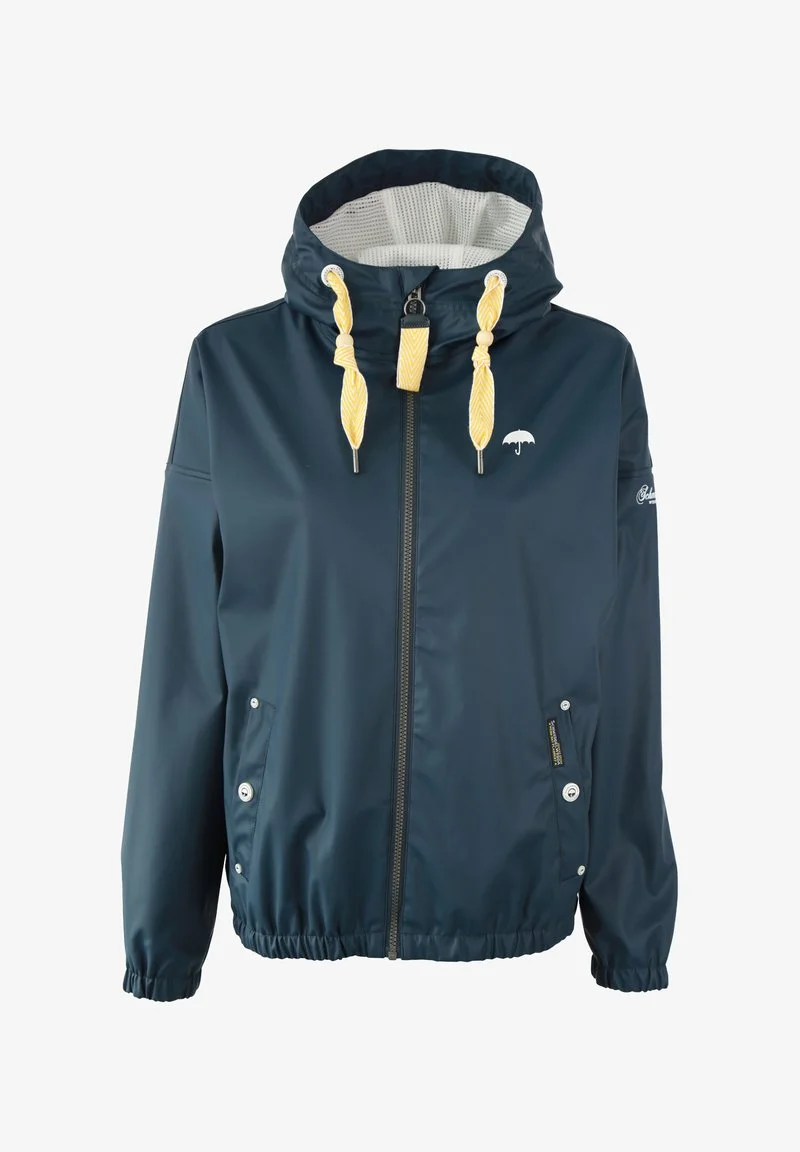 SCHMUDDELWEDDA INCUS - Regenjacke / Wasserabweisende Jacke - Marine Weiss 5 SCHMUDDELWEDDA INCUS - Regenjacke / Wasserabweisende Jacke - Marine Weiss – Bild 5