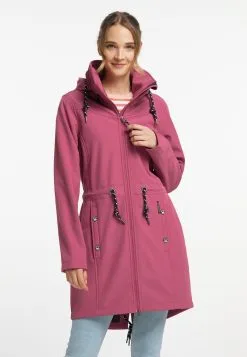 Schmuddelwedda Regenjacke / Wasserabweisende Jacke - Himbeerpink