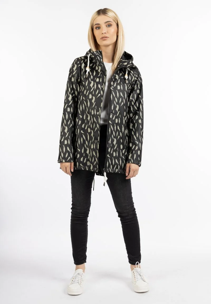 Schmuddelwedda BRIDGEPORT - Parka - Schwarz Beige 2 Schmuddelwedda BRIDGEPORT - Parka - Schwarz Beige – Bild 2