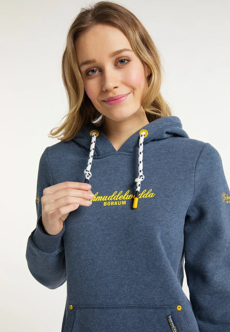 SCHMUDDELWEDDA YASANNA - Kapuzenpullover - Marine Melange 4 SCHMUDDELWEDDA YASANNA - Kapuzenpullover - Marine Melange – Bild 4