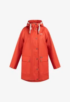 Schmuddelwedda Regenjacke / Wasserabweisende Jacke - Pastellorange