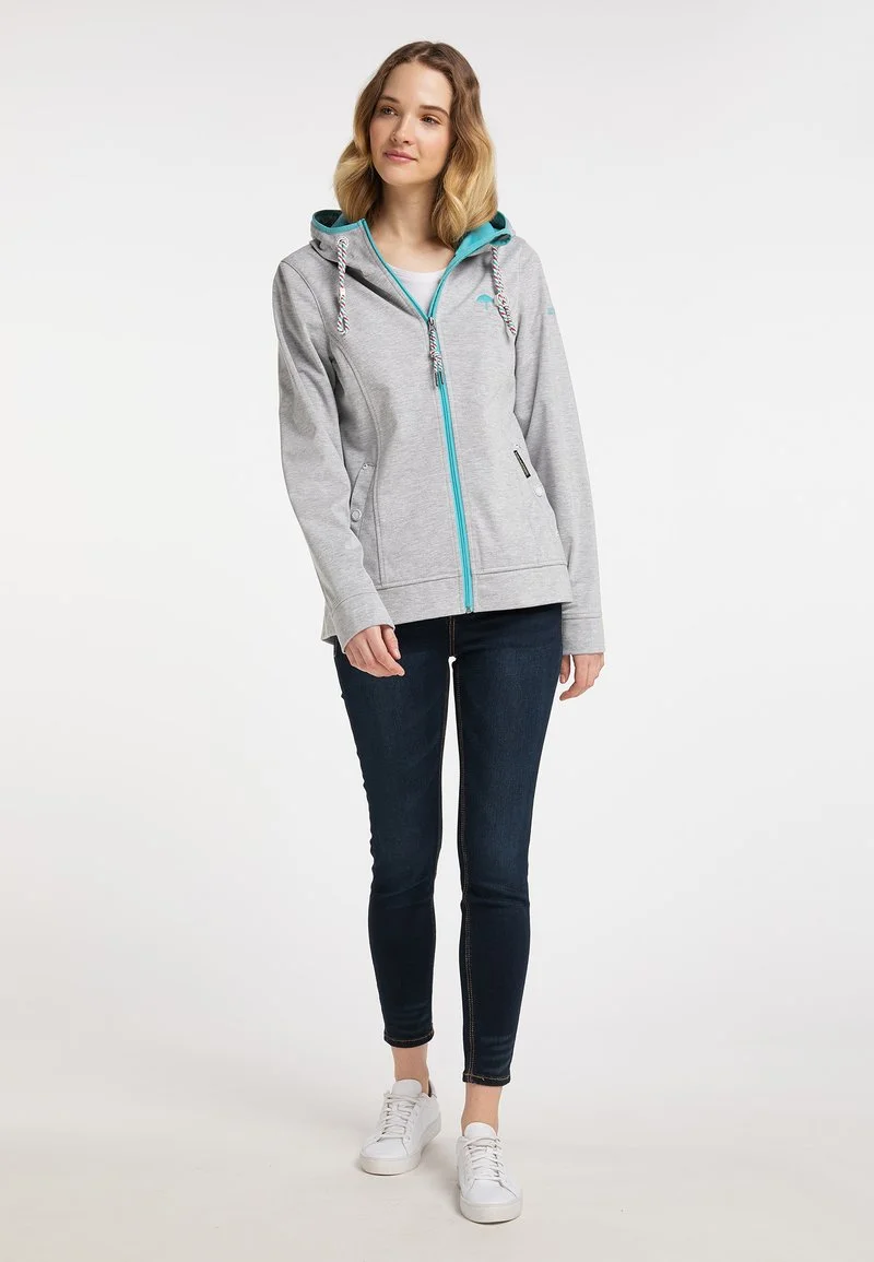 Schmuddelwedda FUNKTIONS - Outdoorjacke - Hellgrau Melange Icemint 2 Schmuddelwedda FUNKTIONS - Outdoorjacke - Hellgrau Melange Icemint – Bild 2