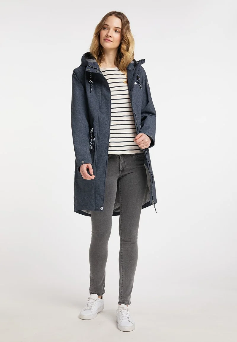 SCHMUDDELWEDDA HALEE - Parka - Marine Melange Grau Melange 2 SCHMUDDELWEDDA HALEE - Parka - Marine Melange Grau Melange – Bild 2