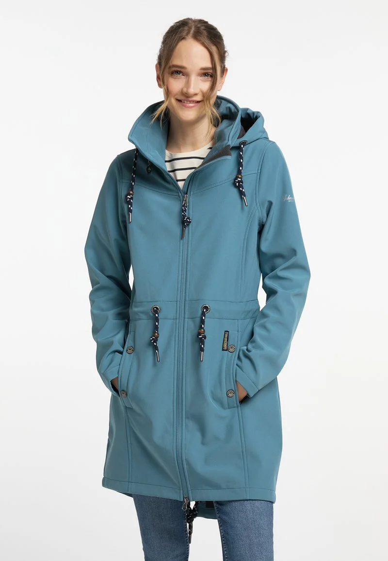 Schmuddelwedda Regenjacke / Wasserabweisende Jacke - Jadeblau 6 Schmuddelwedda Regenjacke / Wasserabweisende Jacke - Jadeblau – Bild 6
