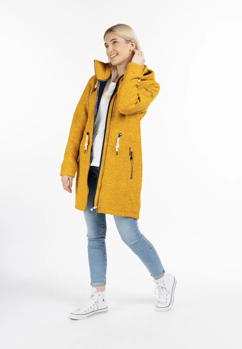 Schmuddelwedda FRAULLY - Kurzmantel - Senf Melange 2 Schmuddelwedda FRAULLY - Kurzmantel - Senf Melange – Bild 2