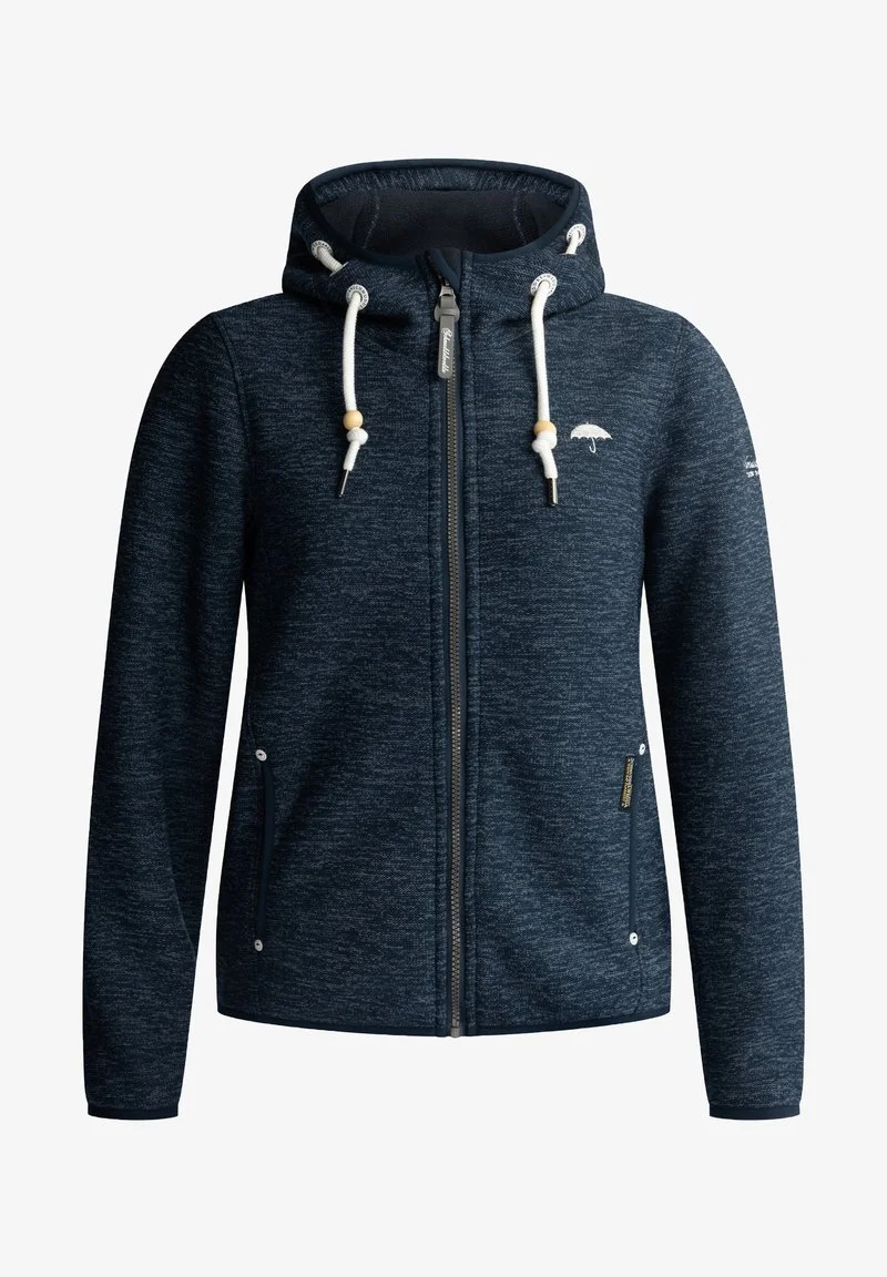 SCHMUDDELWEDDA FRAULLY - Fleecejacke - Blaugrau Melange 5 SCHMUDDELWEDDA FRAULLY - Fleecejacke - Blaugrau Melange – Bild 5