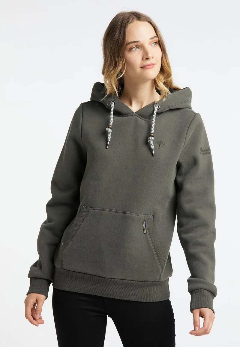 Schmuddelwedda Kapuzenpullover - Dunkeloliv 1 Schmuddelwedda Kapuzenpullover - Dunkeloliv